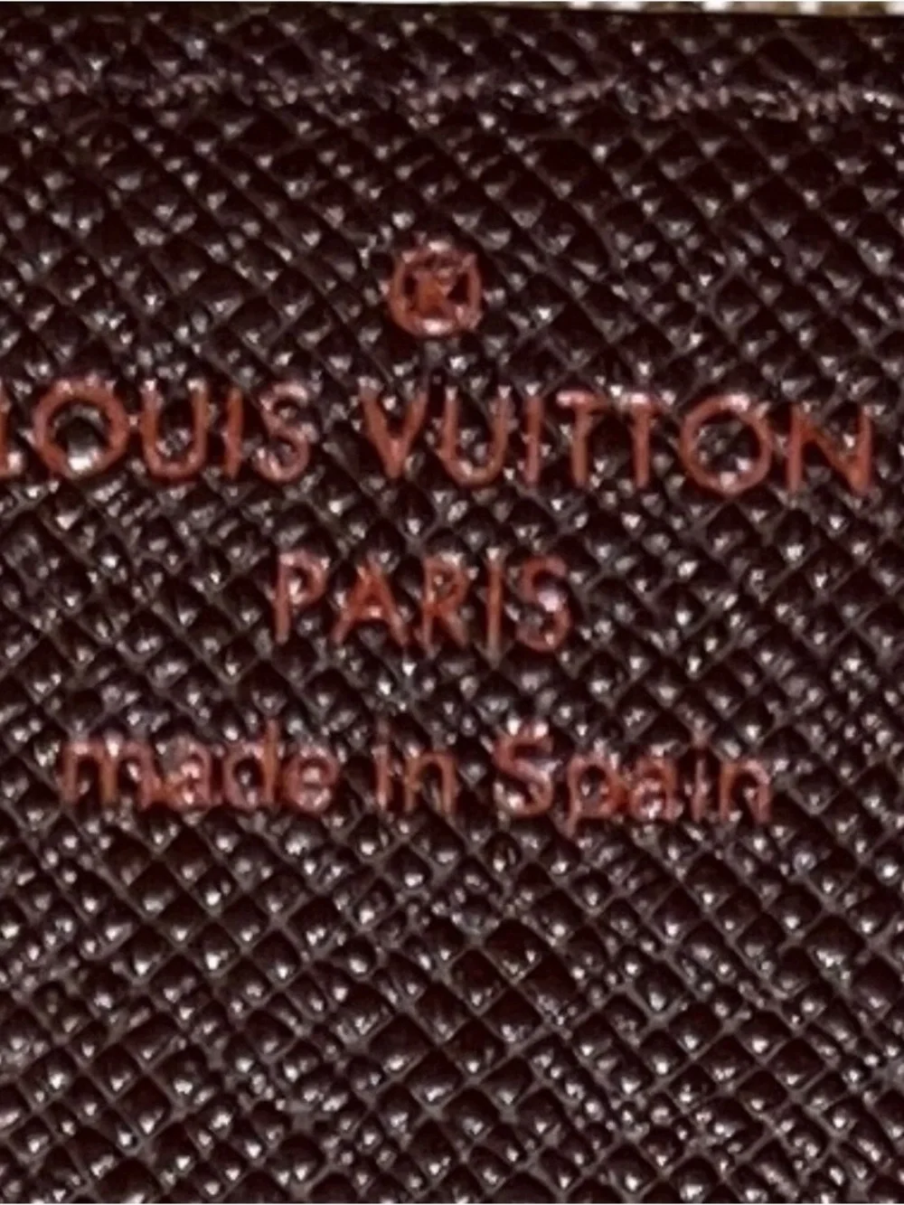 Louis Vuitton Brown Damier Ebene Checkered Men's Wallet